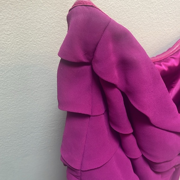 Express Strapless Chiffon Dress - Picture 6 of 10